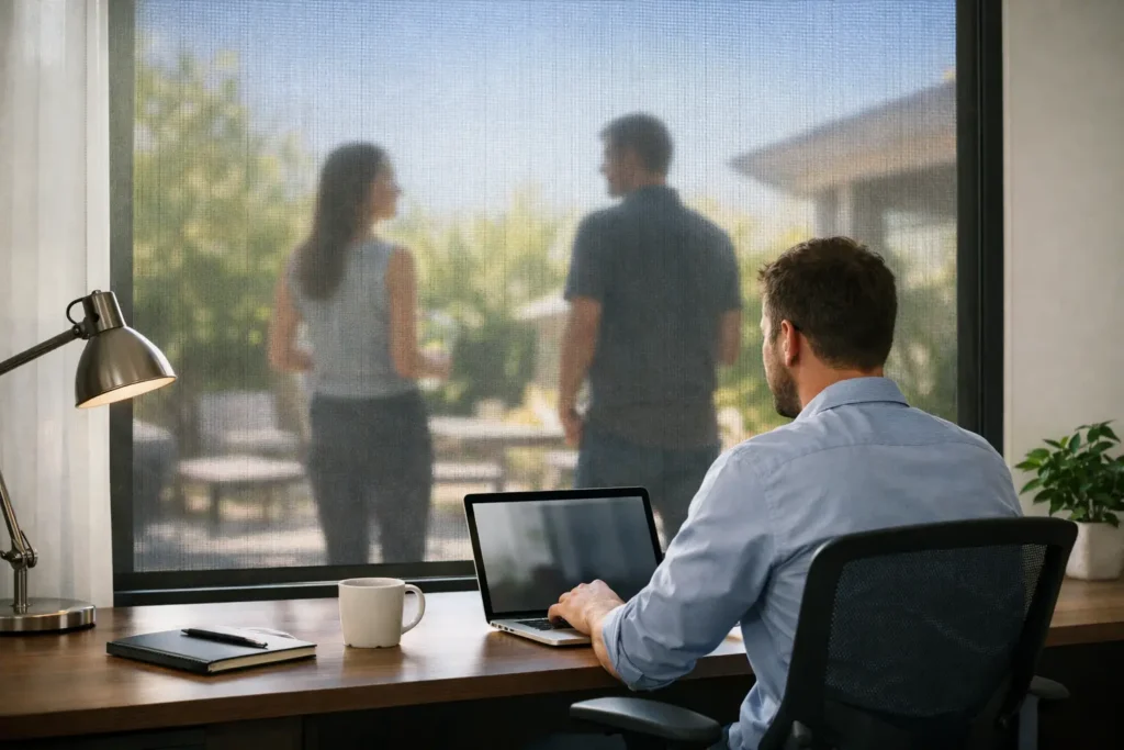 Do Solar Screens for Privacy During Day Work?