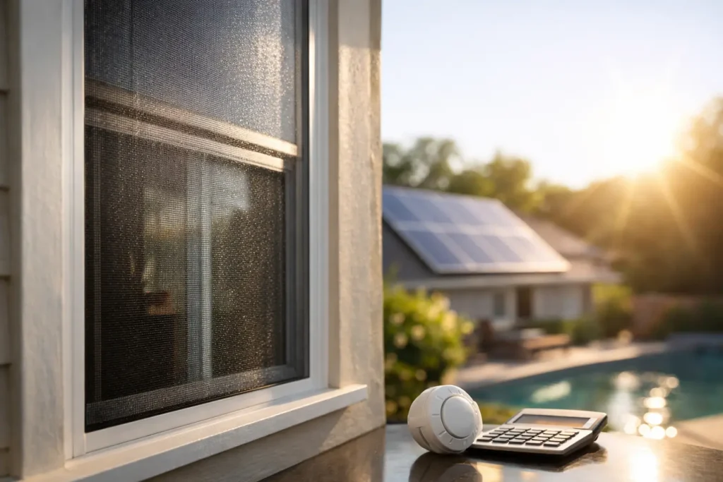 Do Solar Screens Save Energy?