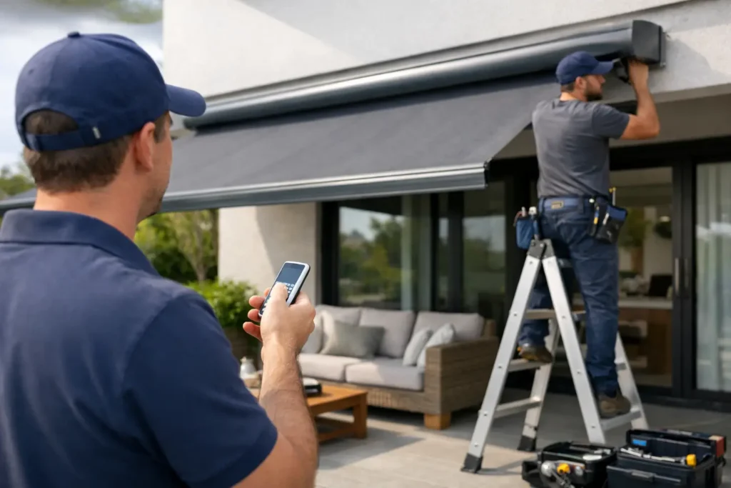 Motorized Patio Shade Installation: What to Expect