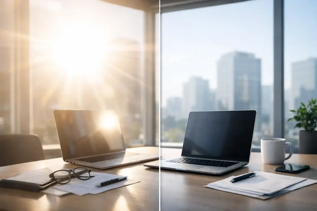 Office Window Glare Reduction Solutions That Work