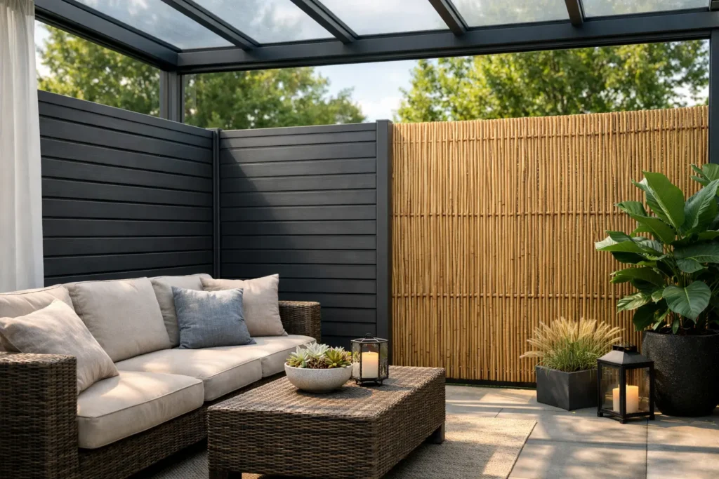 Privacy Screens for Patio Enclosure Comfort