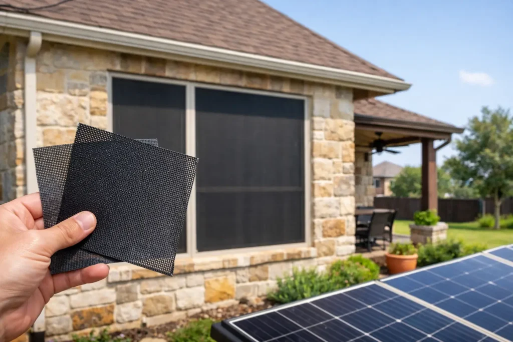 How to Choose Solar Screens for Your Texas Home