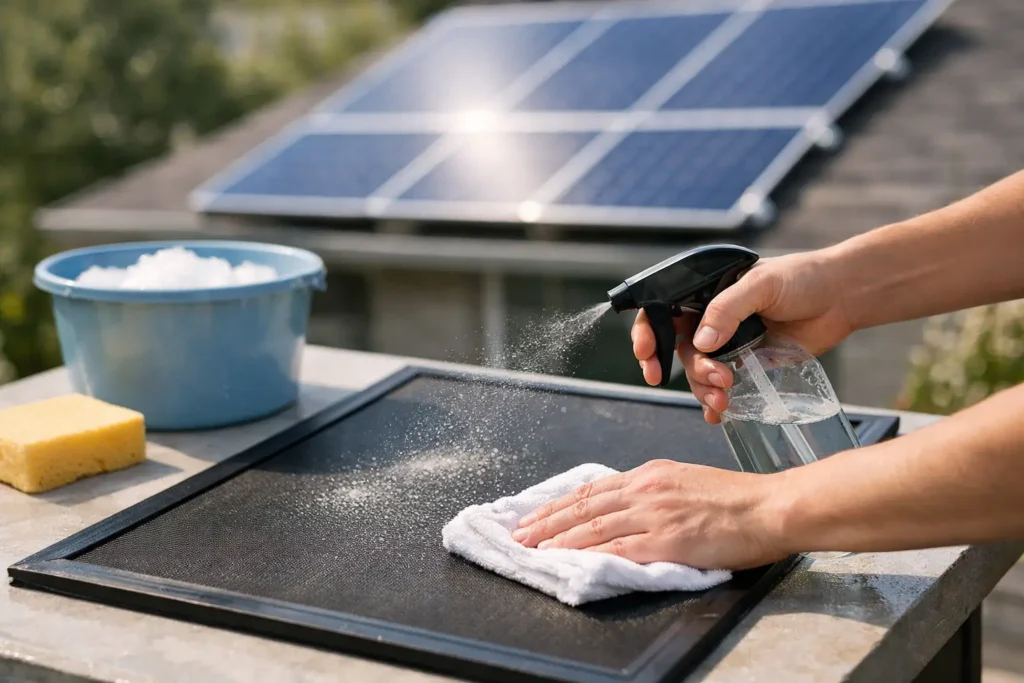 How to Clean Solar Screens Without Damage