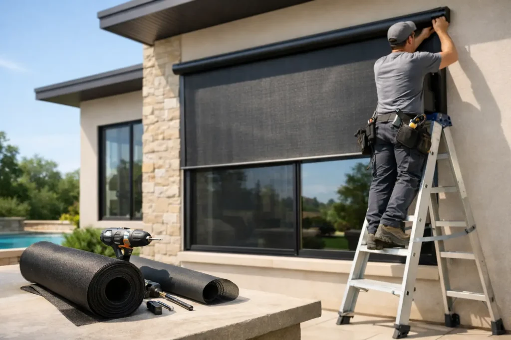 How to Install Exterior Solar Screens Right