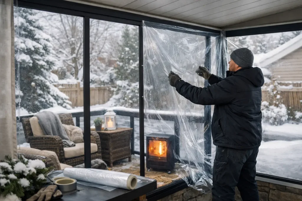 How to Winterize a Screened Patio Enclosure