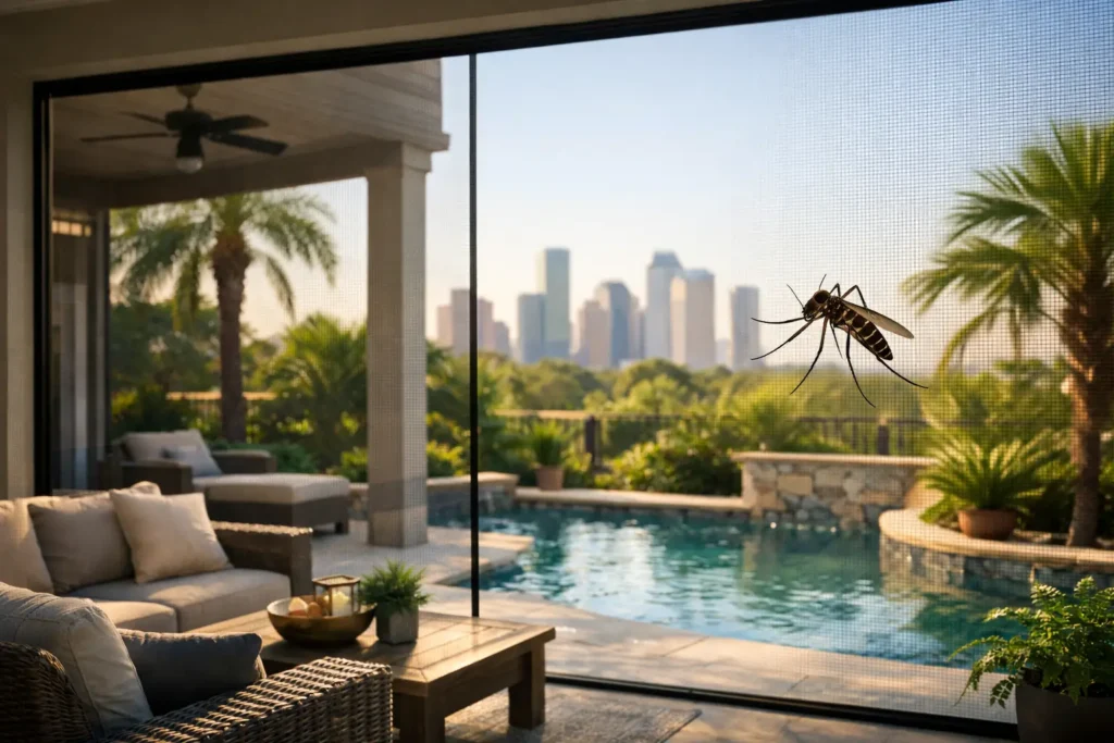 Patio Screens for Mosquitoes That Work in Houston