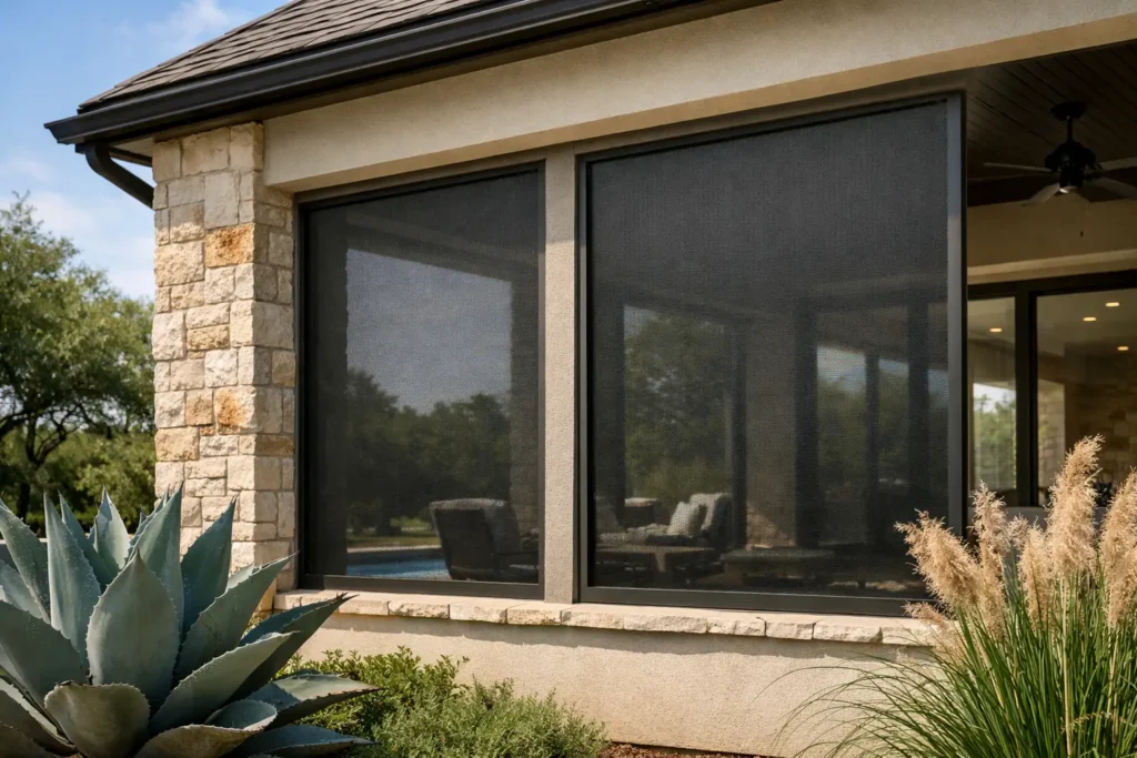 Solar Screen Design Trends for Texas Homes
