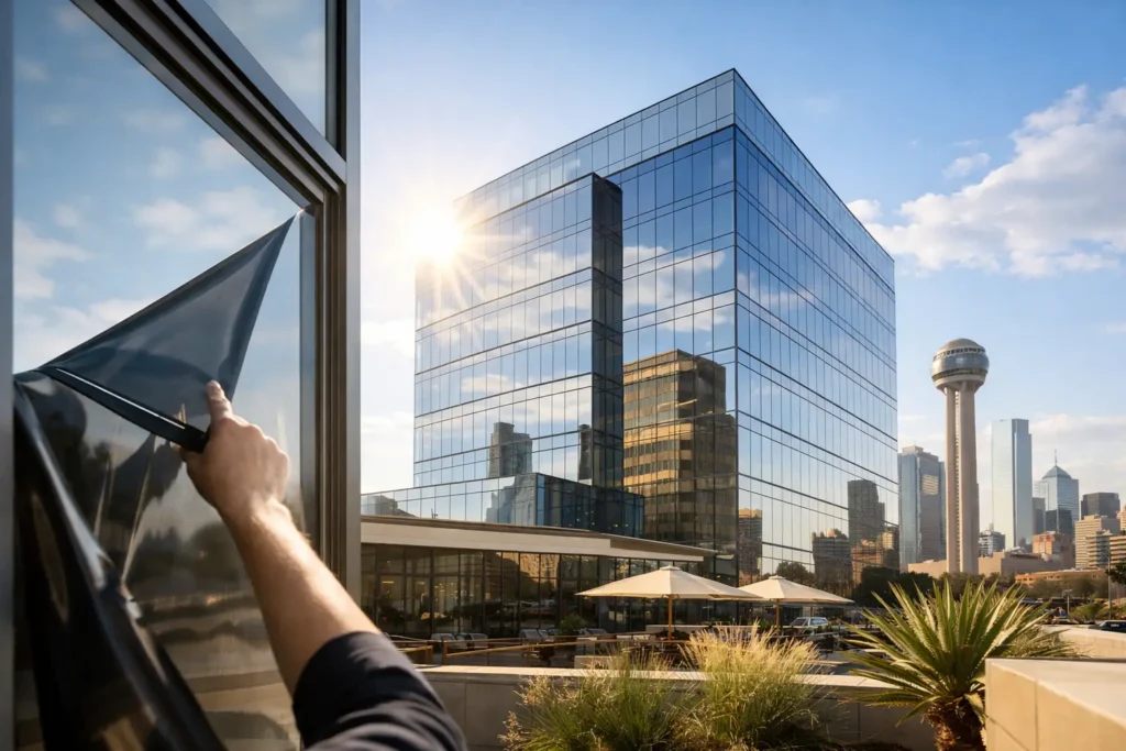Best Commercial Glare Solutions for Texas Buildings