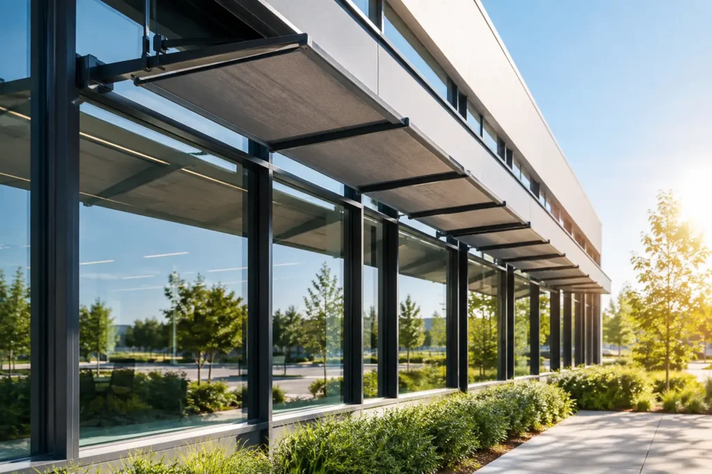 Commercial Shading That Cuts Heat and Glare