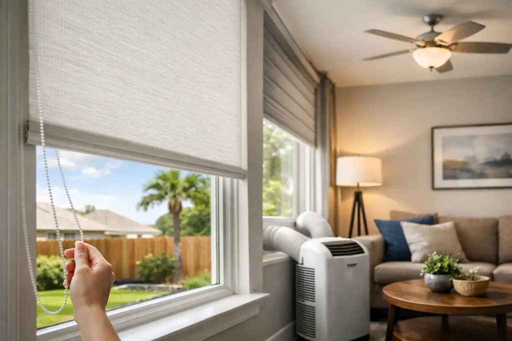 Houston Home Shade Retrofit for Cooler Rooms