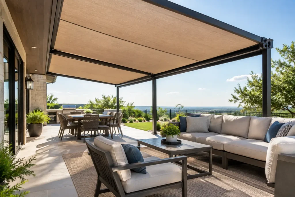 Outdoor Shades That Make Texas Patios Usable