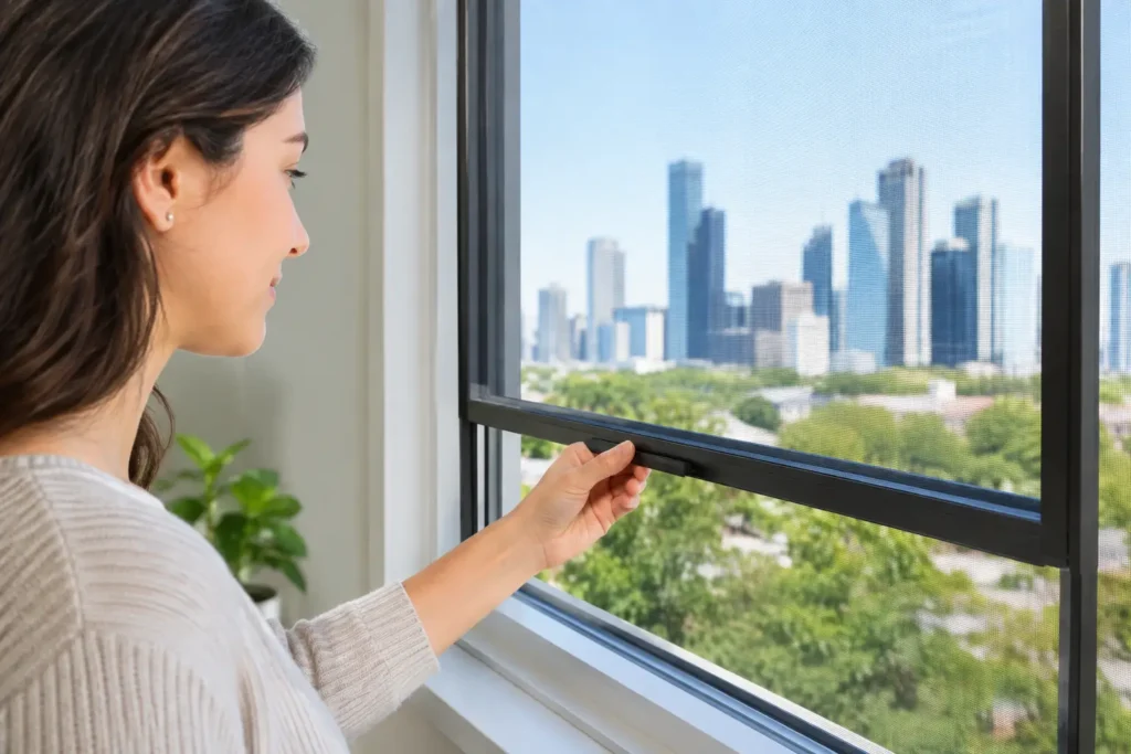 How Screen Openness Works on Houston Windows