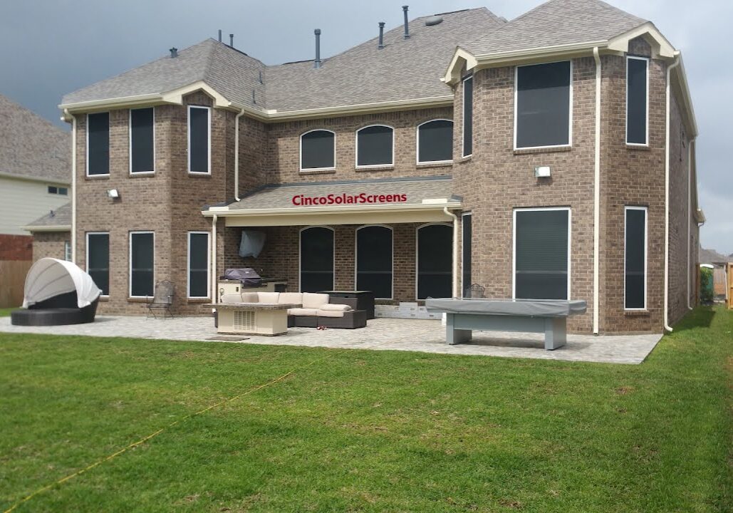Solar Screens protection.